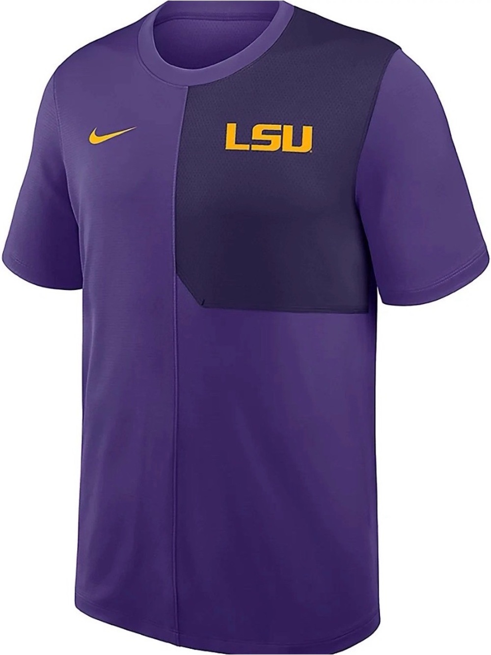 Nike Dri-Fit LSU Tigers On-Field UV Coach Top Shirt Men’s 3XL Purple